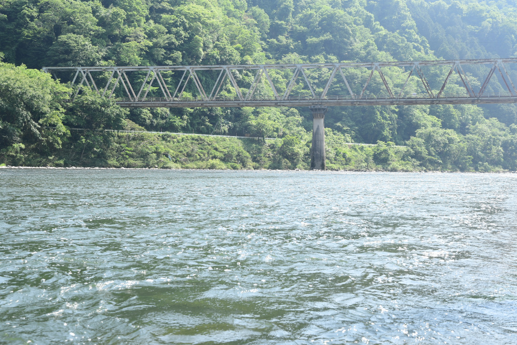 江の川と旧三江線の橋梁