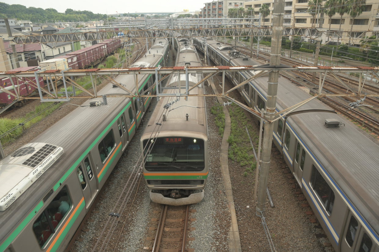 都会の電車