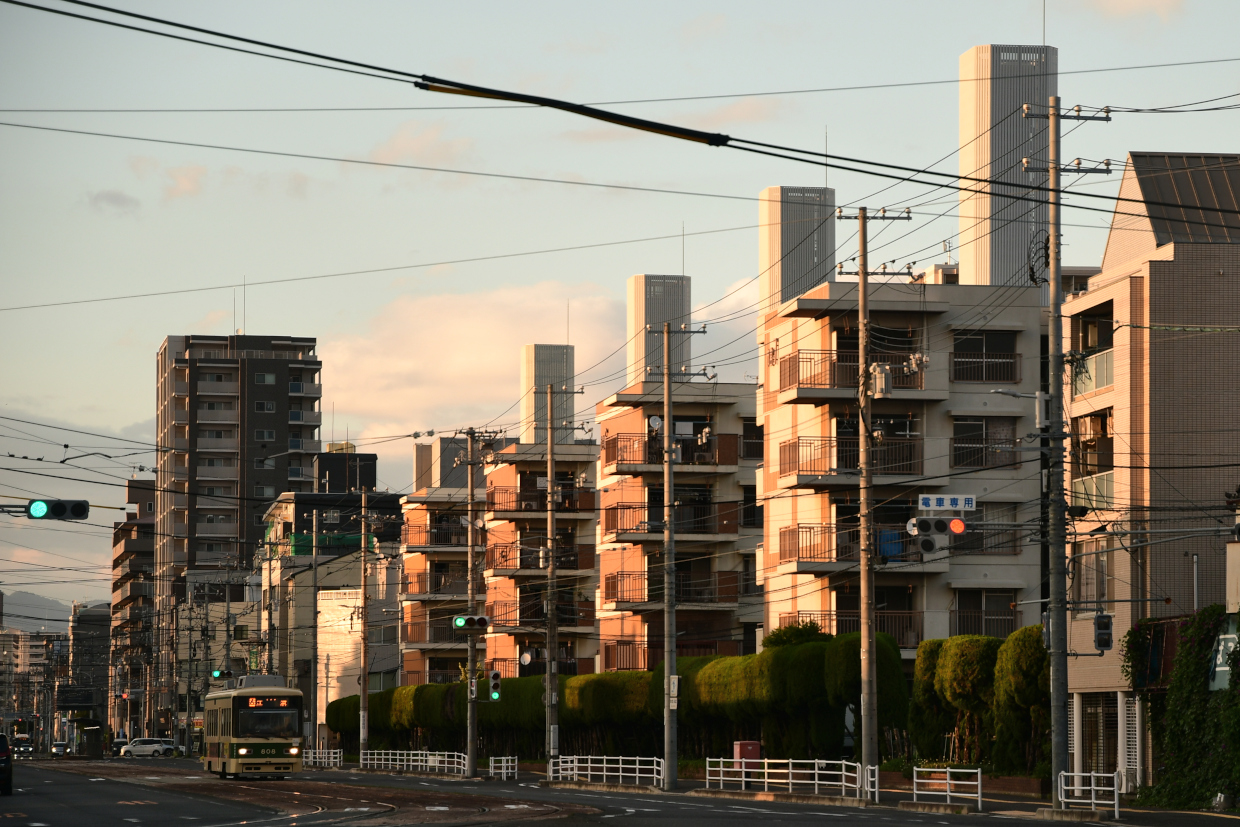 集合住宅と広電