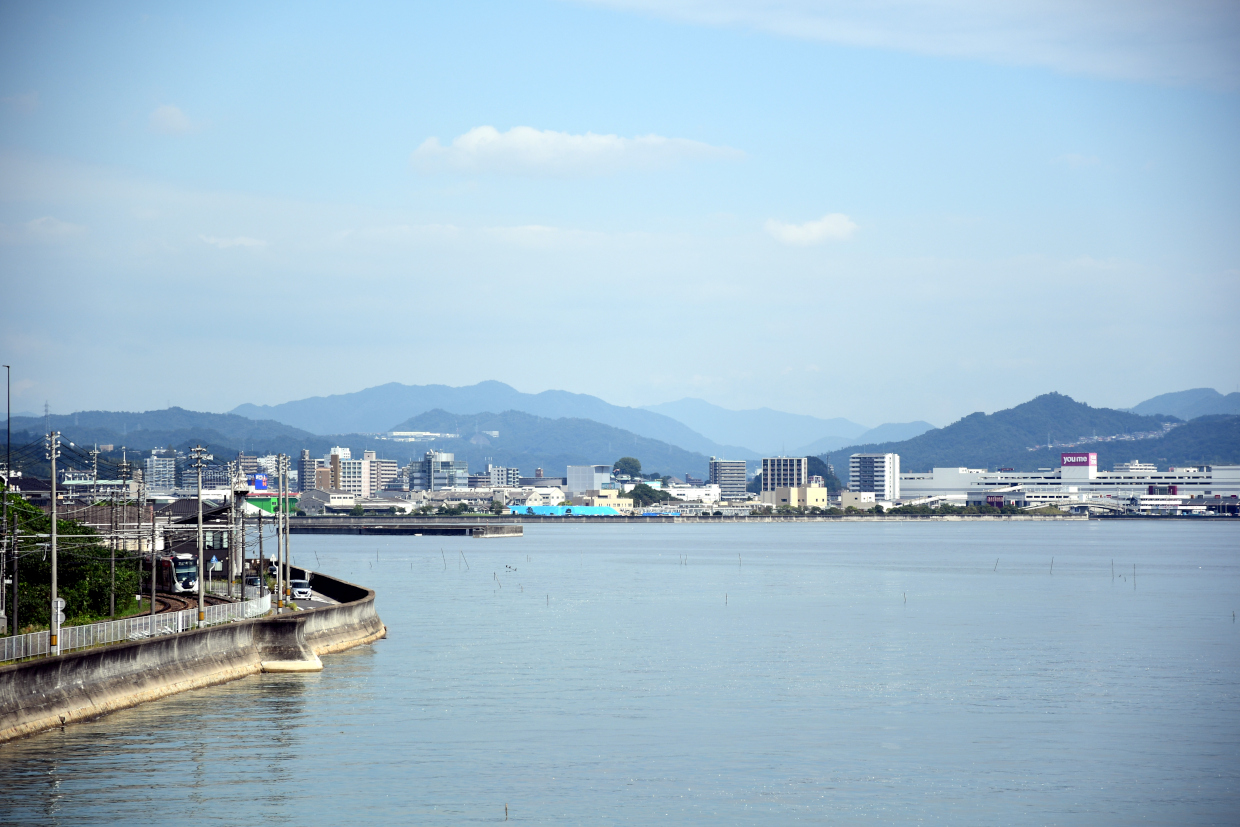 地御前の海と広電