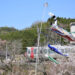 白市駅の鯉のぼり